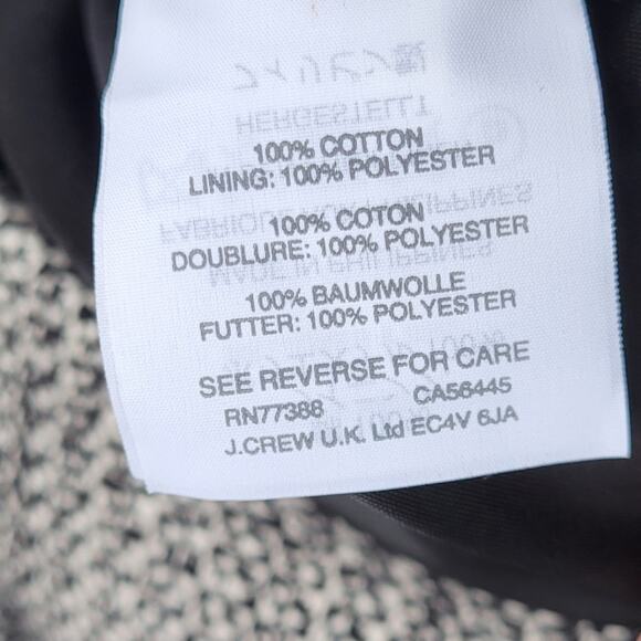 J. Crew Going Places layered black tweed dress 10 - Picture 5 of 8